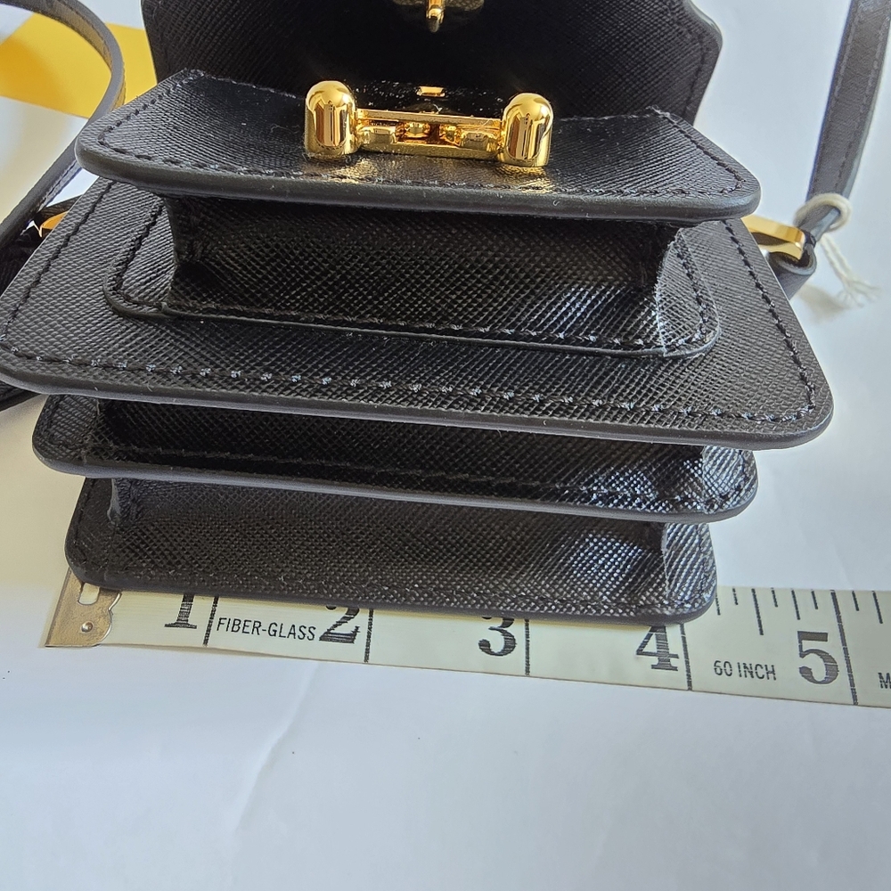 MARNI Nano Trunk Crossbody Bag Black - Picture 7 of 10
